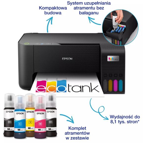 Epson EcoTank L3230 C11CJ68407  ** po rejestracji 3lata gwarancji ** Polska dystrybucja! (3)