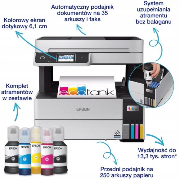 Epson EcoTank L6490 C11CJ88403 + CASHBACK ** po rejestracji 3lata gwarancji ** Polska dystrybucja! (4)